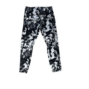 Nike Black and White Camouflage Leggings